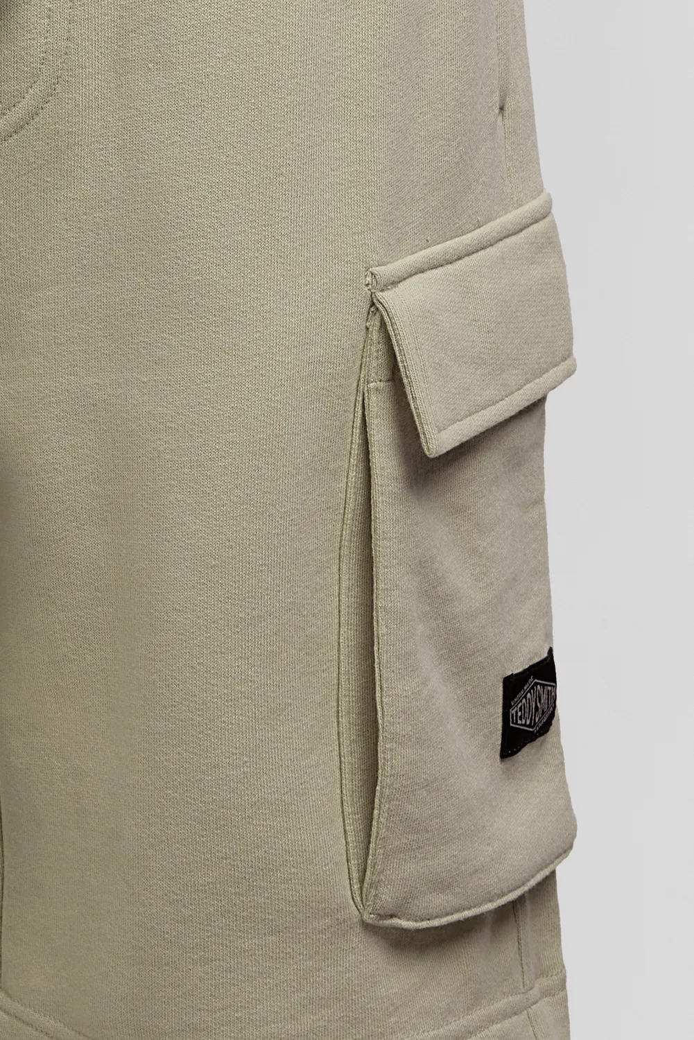 Teddy Smith S-Orty JR pantaloncini cargo bleach kaki ragazzo