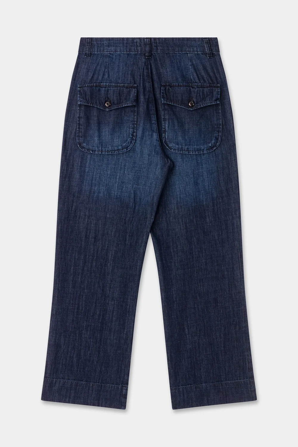 acquaverde Paltrow 7/8 jeans Hand Brushed vita alta
