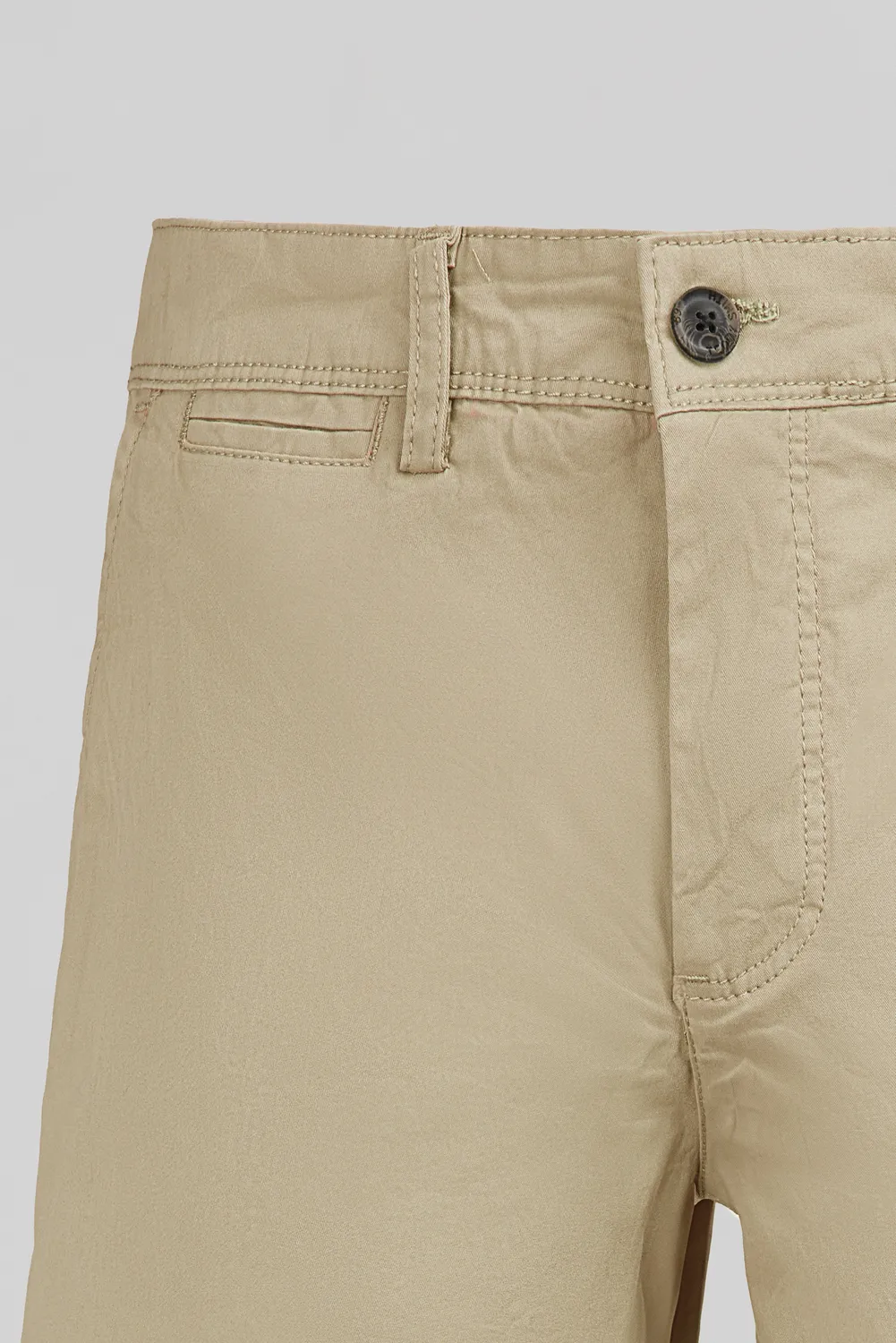 Teddy Smith Chino bermuda Beige cotone elasticizzato
