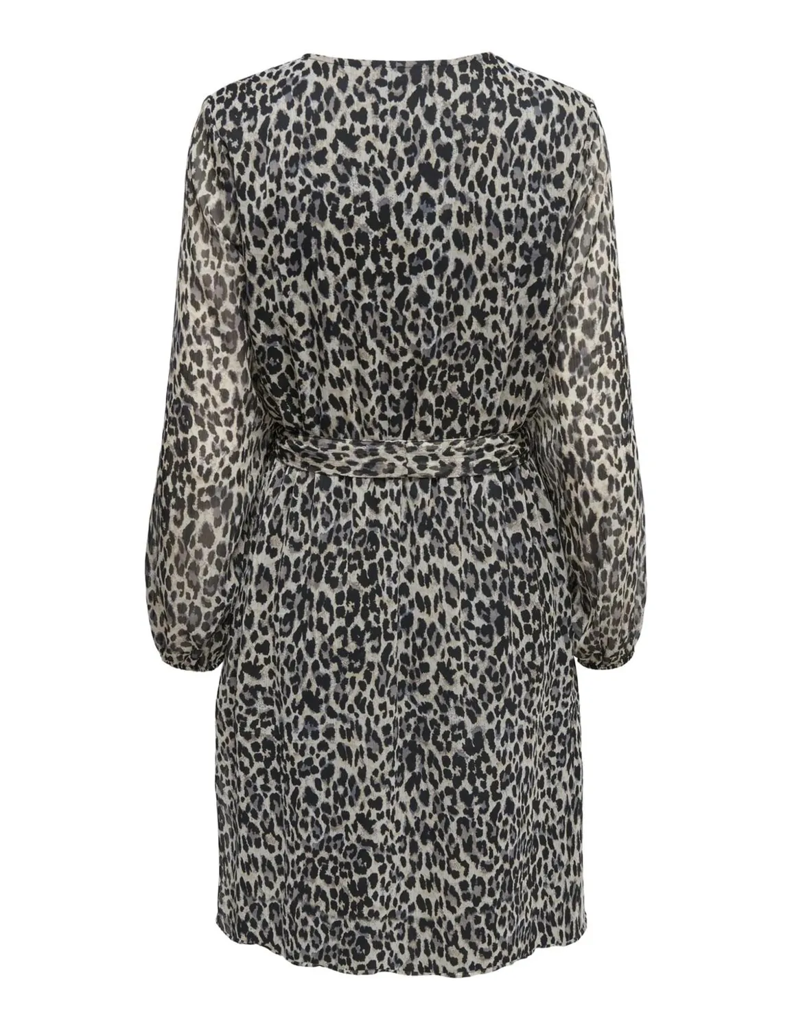 ONLY ONLCERA Vestito Corto Donna Nero Fantasia