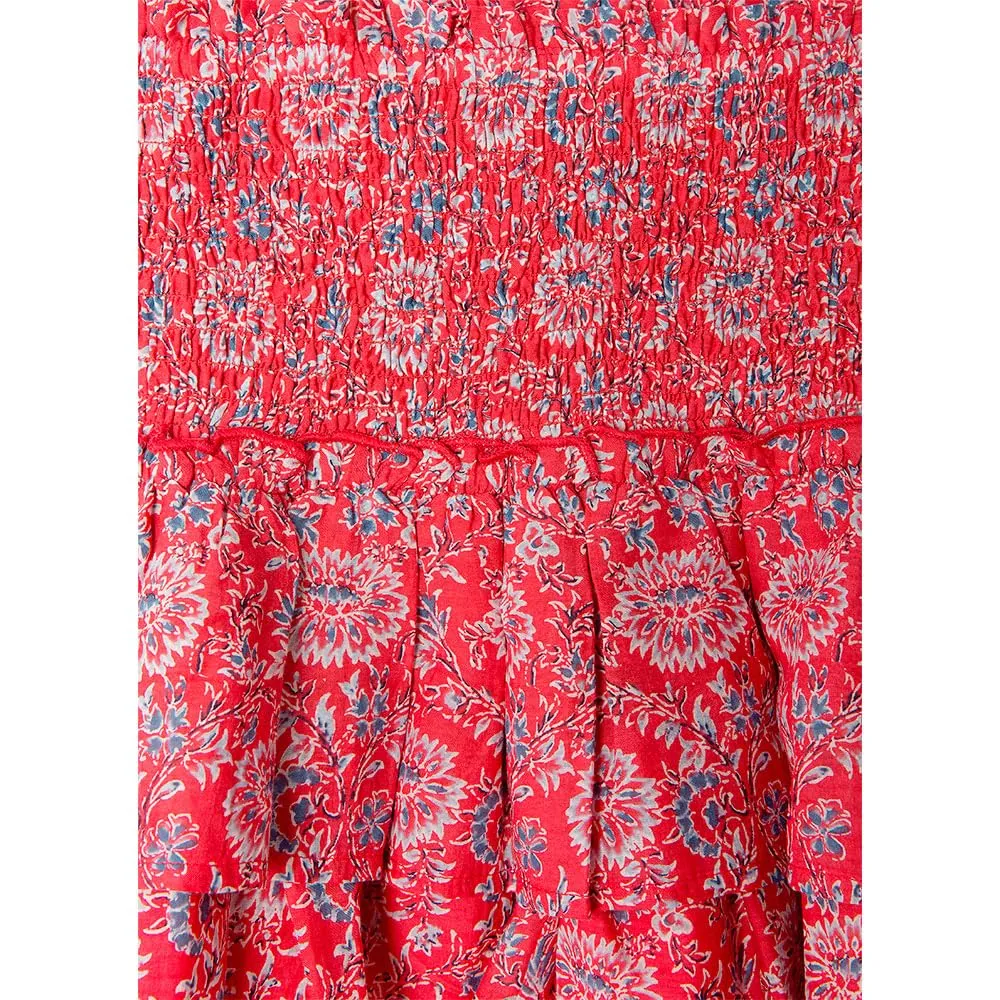 Pepe Jeans Hallie gonna ragazza rosso mini smock