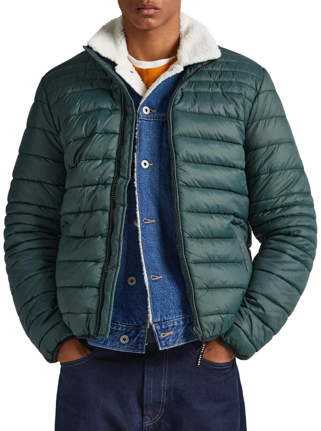 Pepe Jeans Balle piumino uomo L blu nylon riciclato