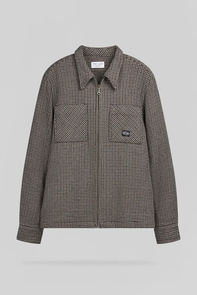 Teddy Smith C-Simon ML Surcamicia Uomo Nero Cotone