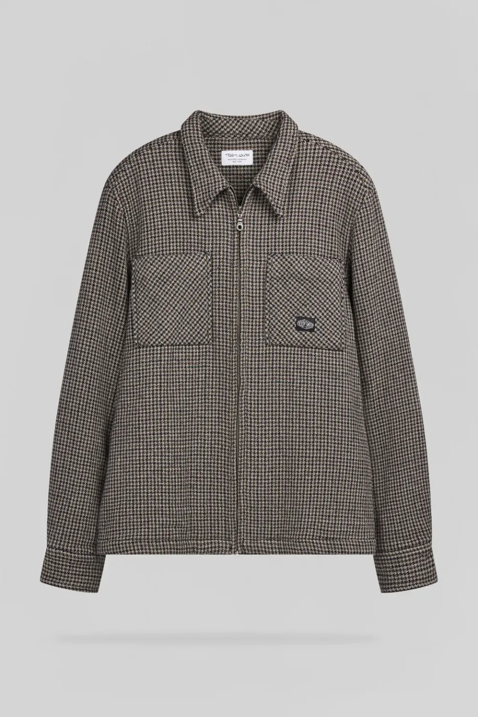Teddy Smith C-Simon ML Surcamicia Uomo Nero Cotone