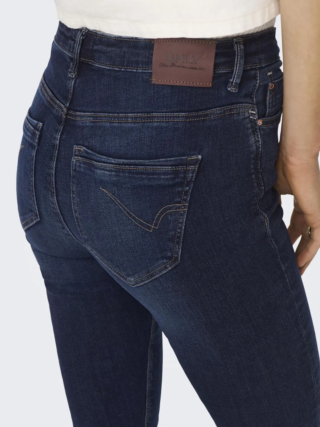 Only Onlpower jeans skinny donna vita media XL 34L