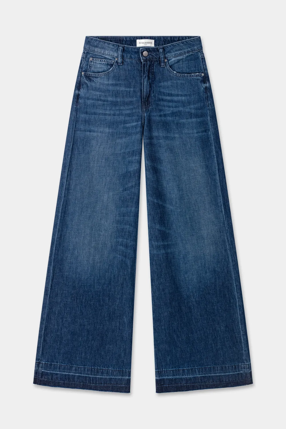 acquaverde Soul jeans flare Worn sfrangiato vintage