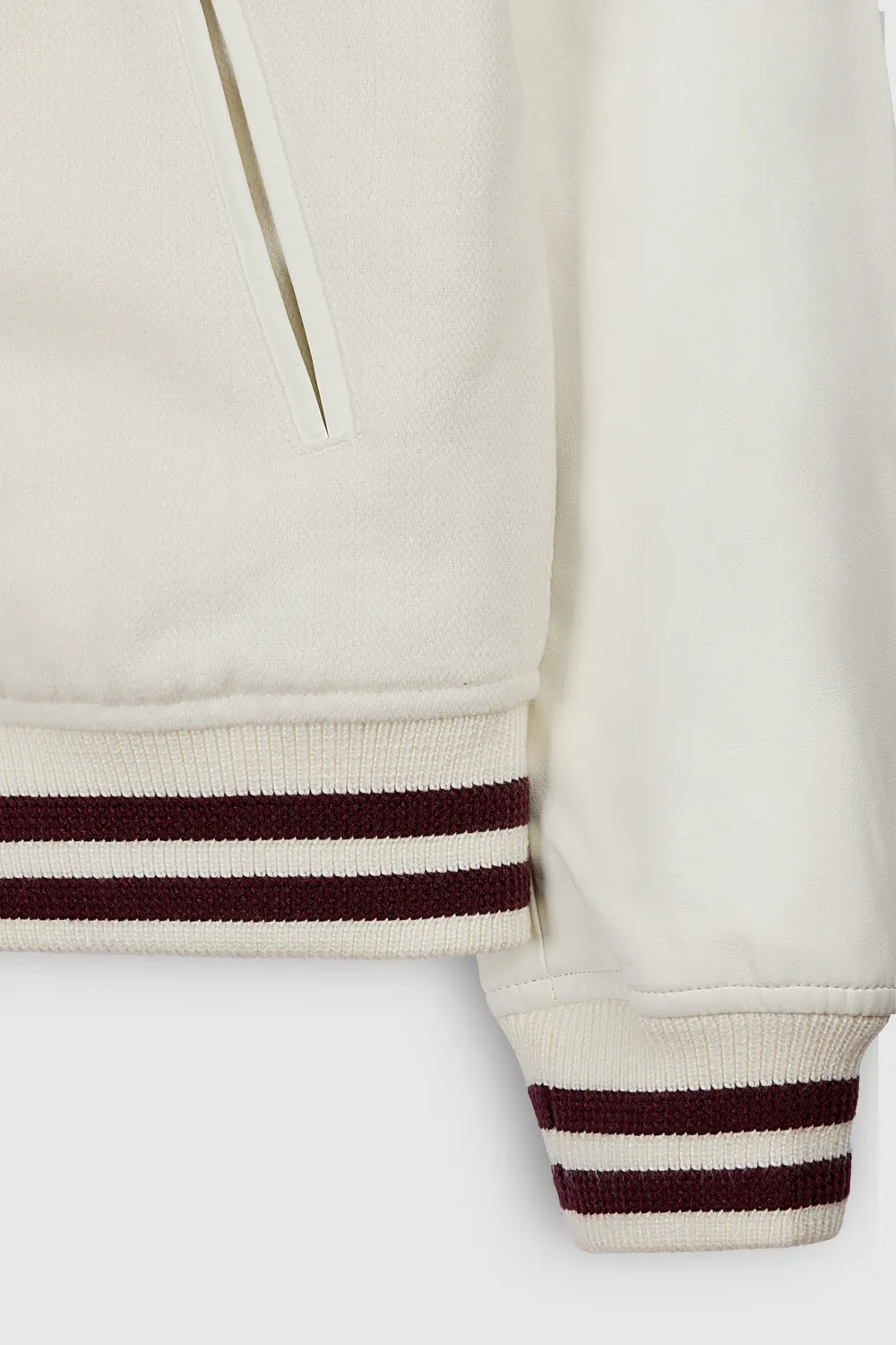 Teddy Smith B-Romeo giubbotto bomber Cream uomo