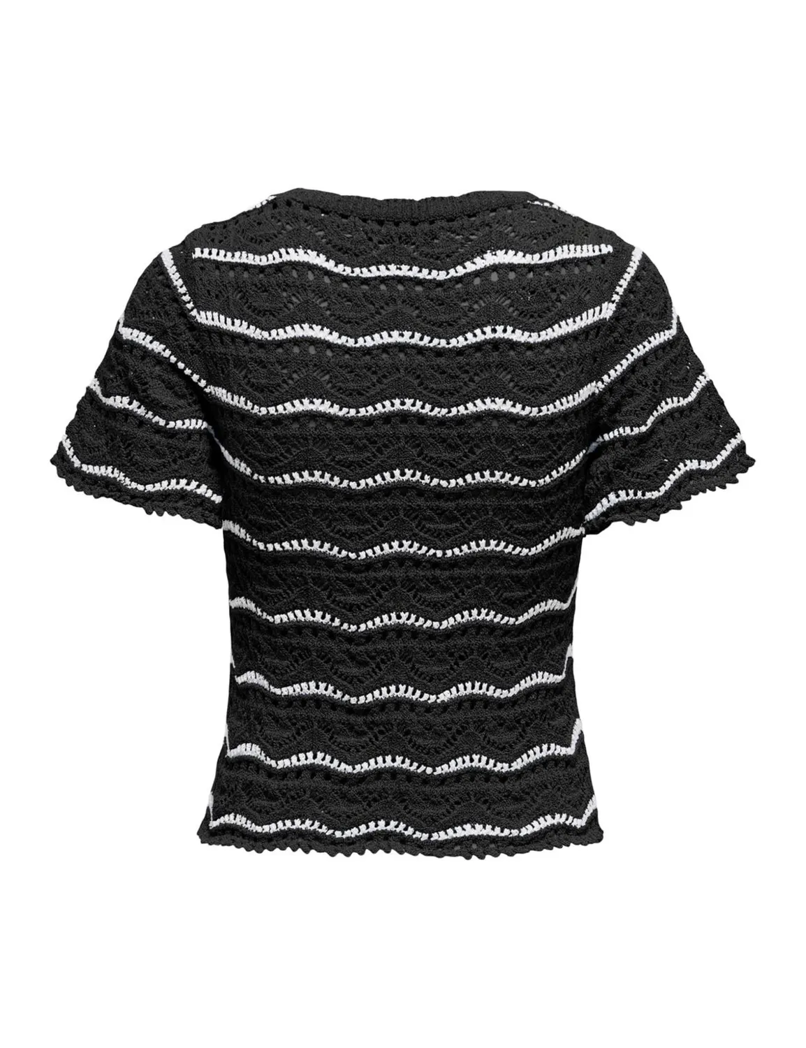 ONLY Onlannasofia Maglia Donna Manica Corta Righe