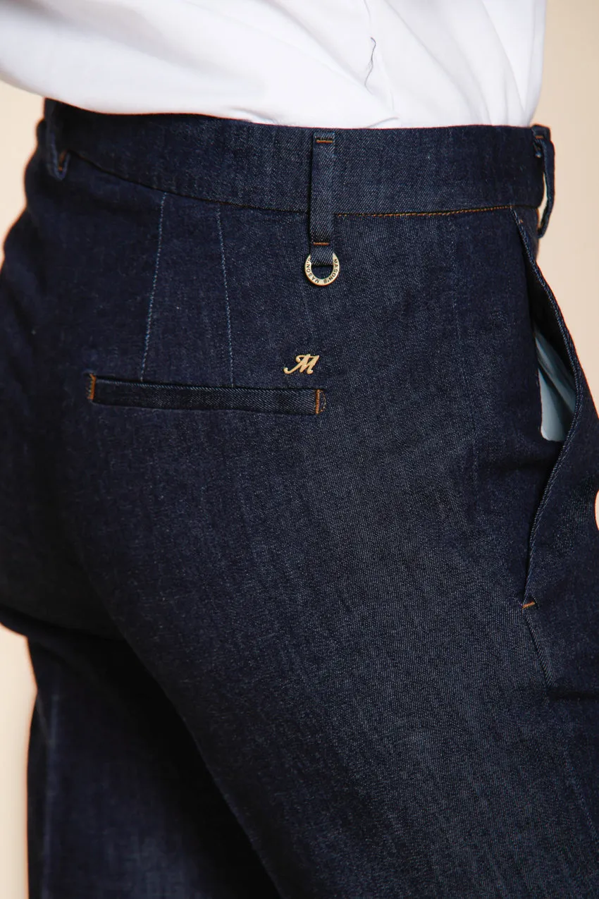 Mason's New York Carrot chino donna denim blu navy carrot