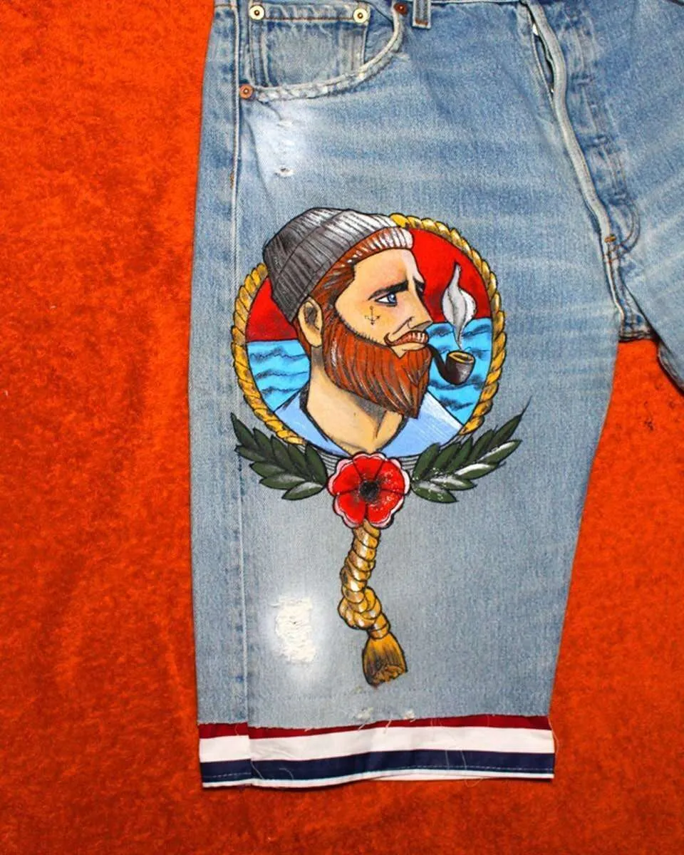 Levi's Vintage Bermuda Short Jeans Marinaio