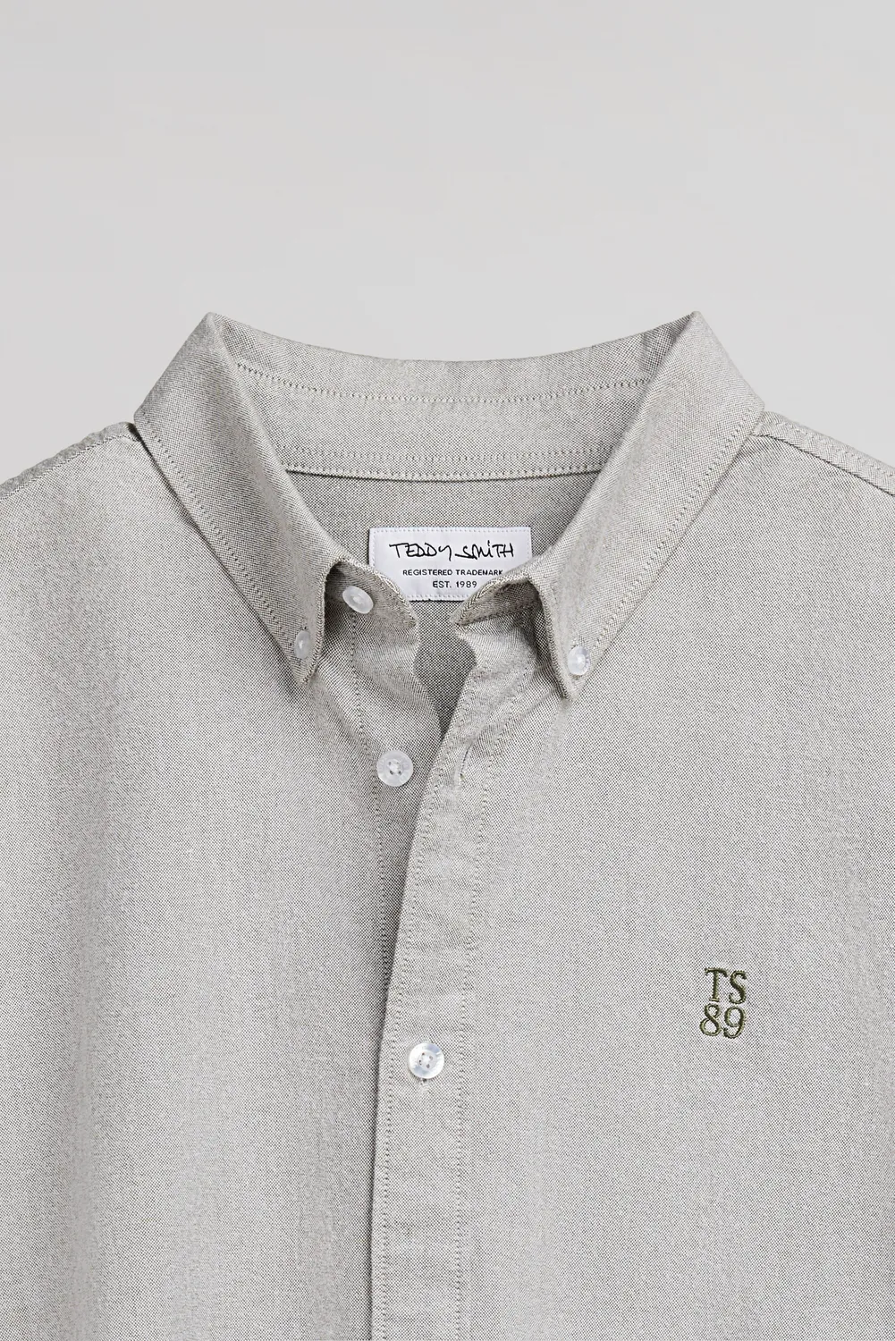 Teddy Smith C-Stan camicia uomo oxford olive