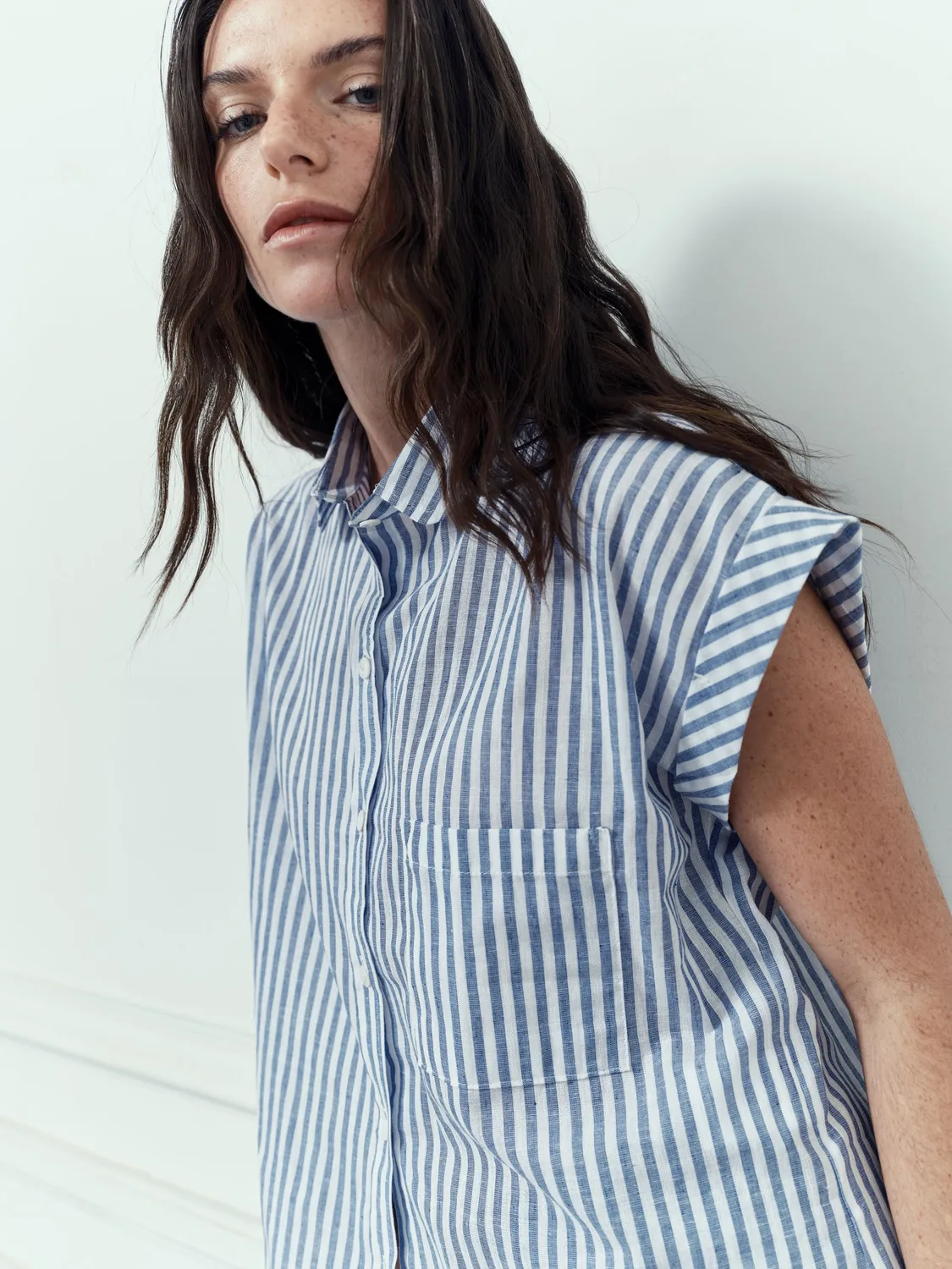 acquaverde Gaelle Transat camicia donna righe cotone