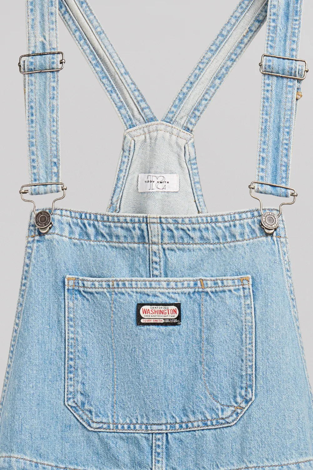 Teddy Smith Washington Salopette Donna Denim