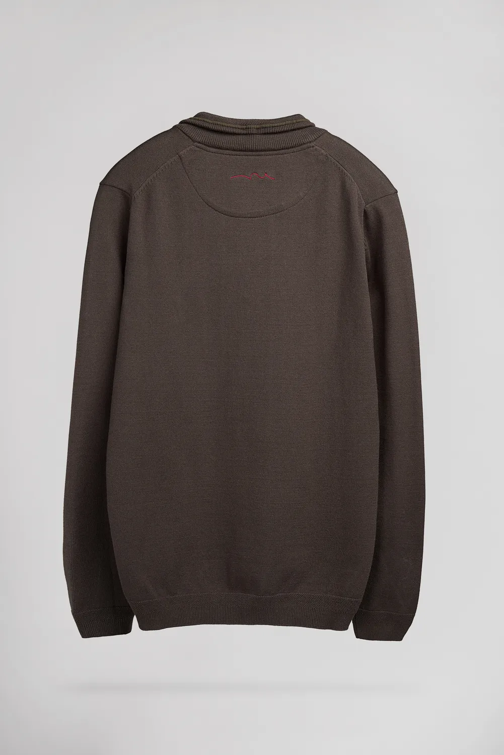 Teddy Smith P-Marty 2 maglione zip raven kaki uomo