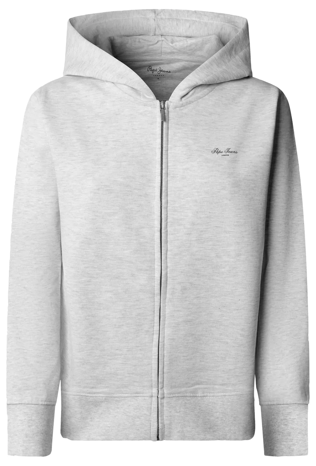 Pepe Jeans Center Logo Zip felpa donna nero zip S-M-XL
