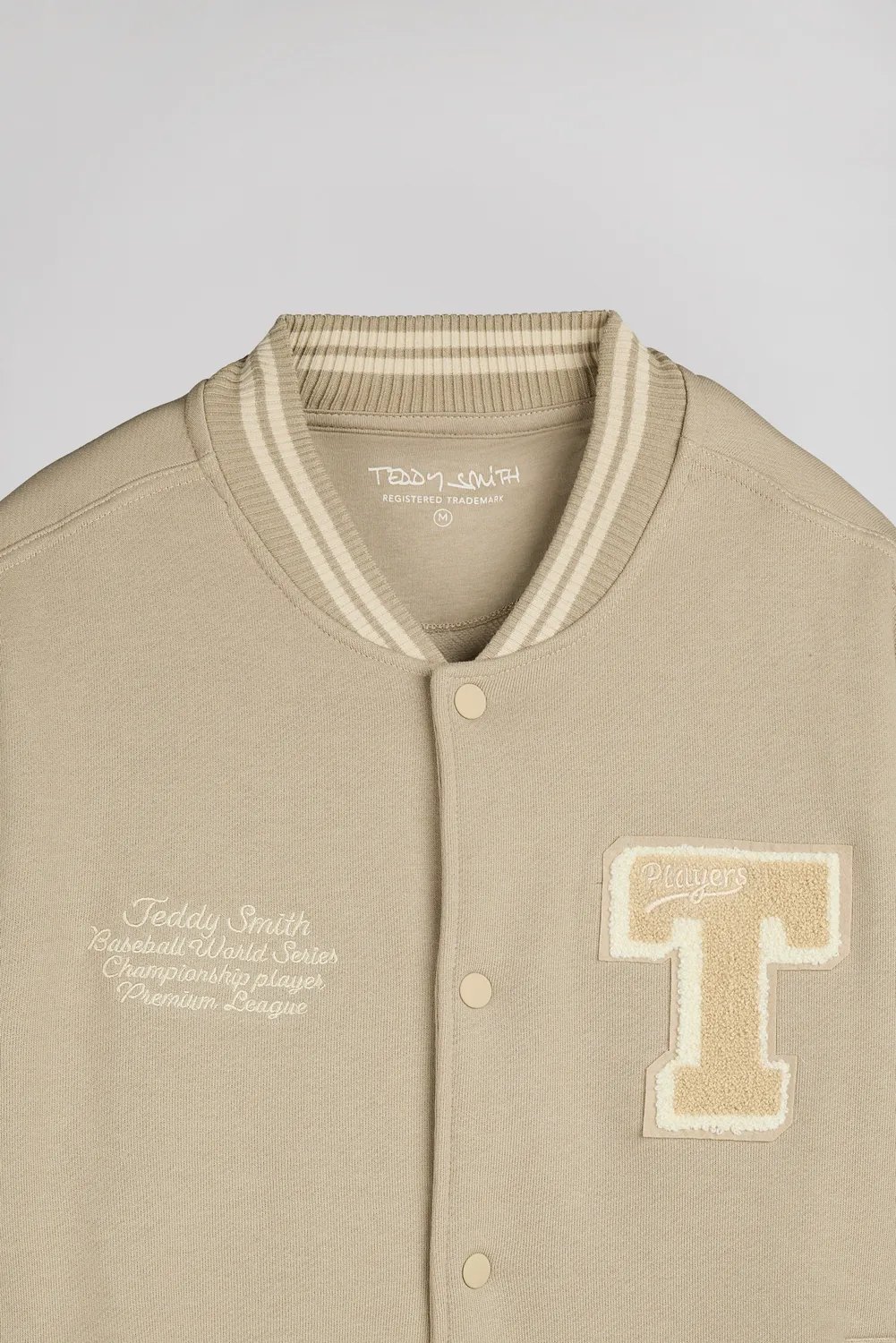 Teddy Smith G-Romeo Gilet beige felpa cotone uomo