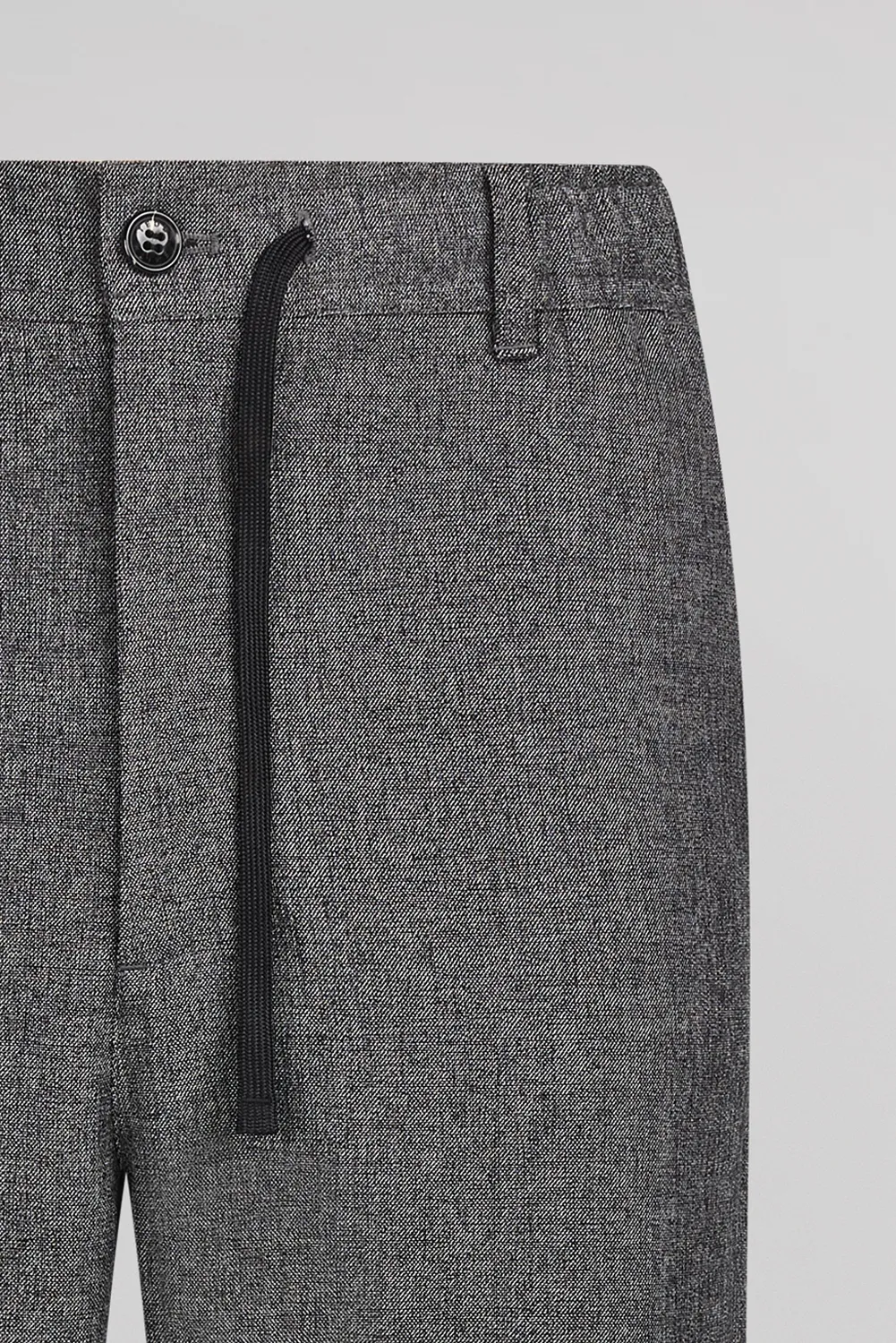 Teddy Smith P-Felix Mélange Black pantalone relaxed grigio