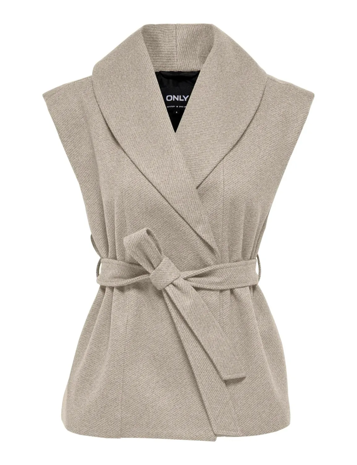 ONLY Onlbianca Waistcoat gilet grigio melange medio