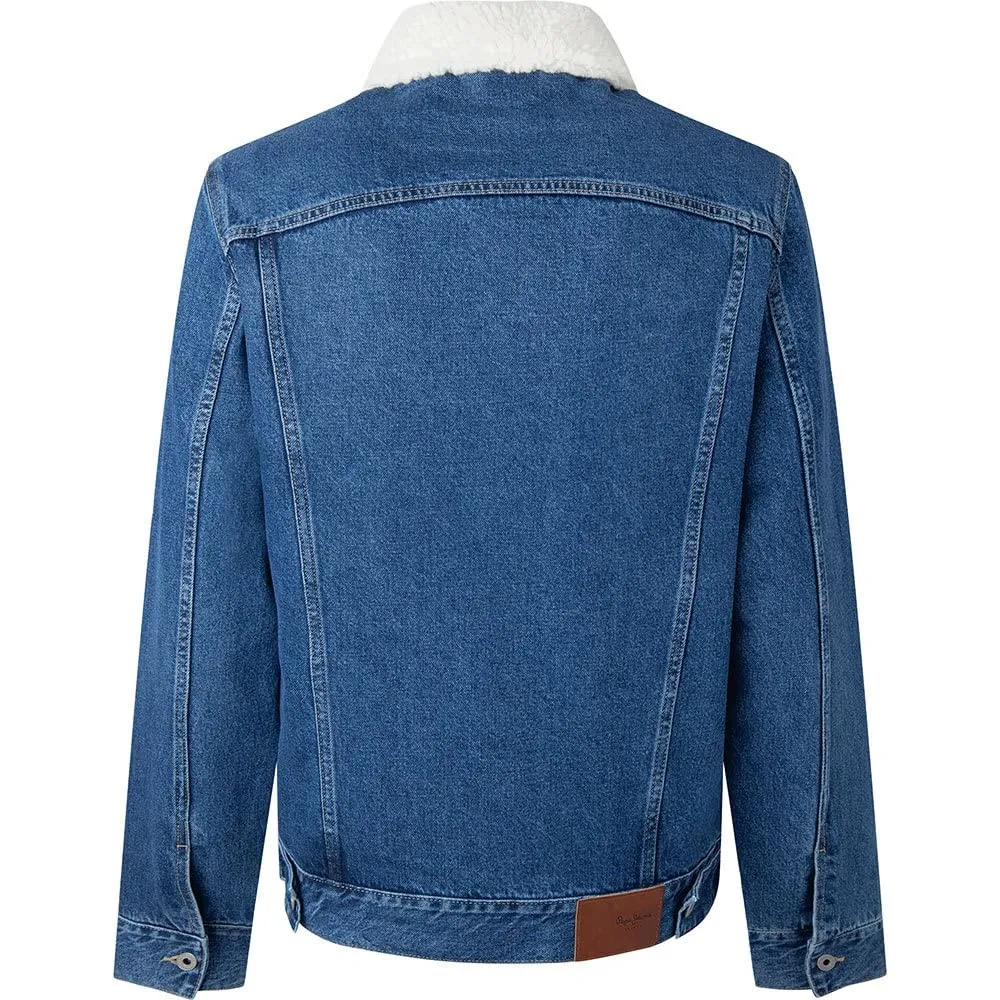 Pepe Jeans London Pinner Dlx giacca jeans uomo blu denim