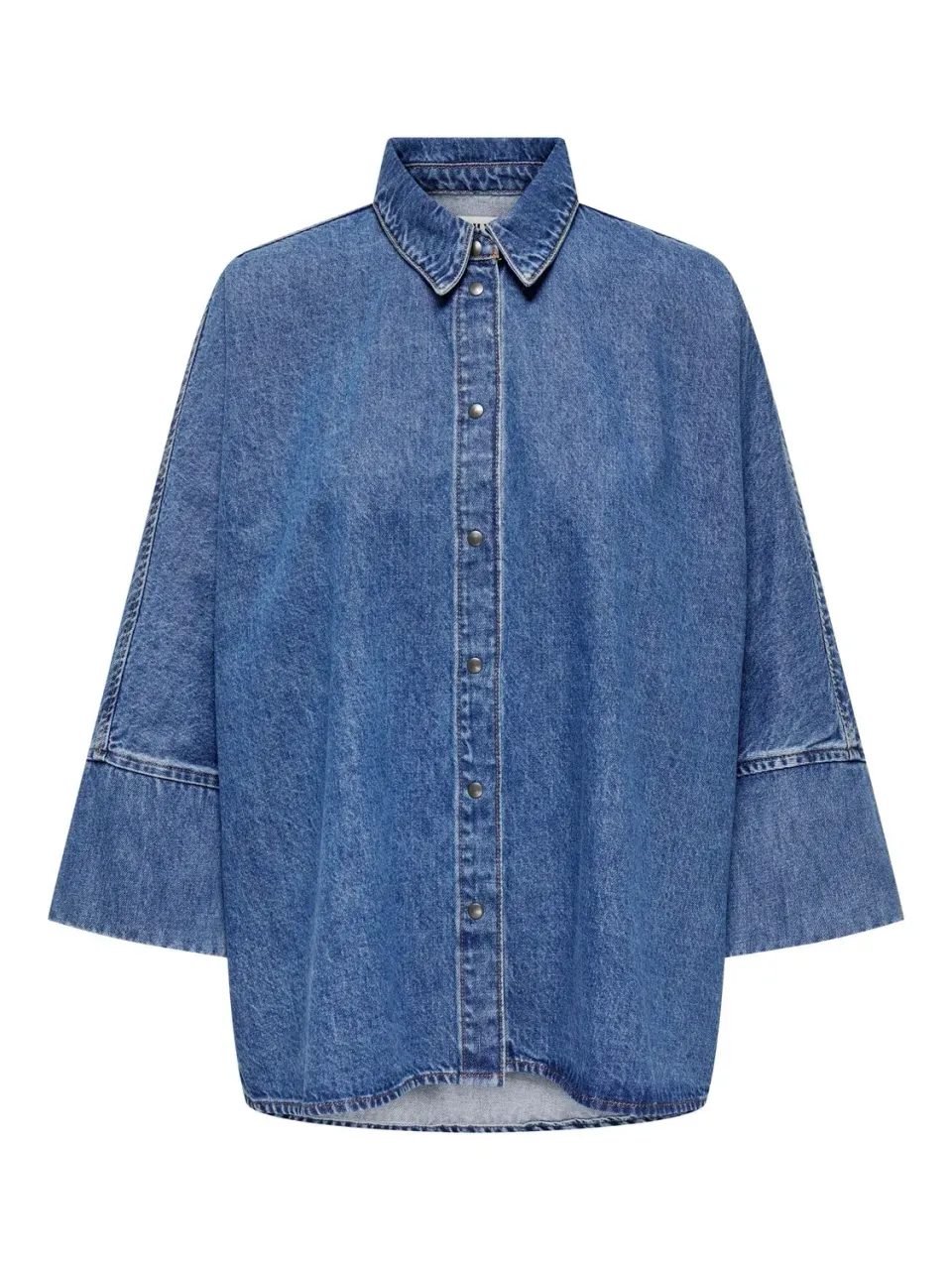 Only Onlgrace camicia denim donna M lavaggio jeans