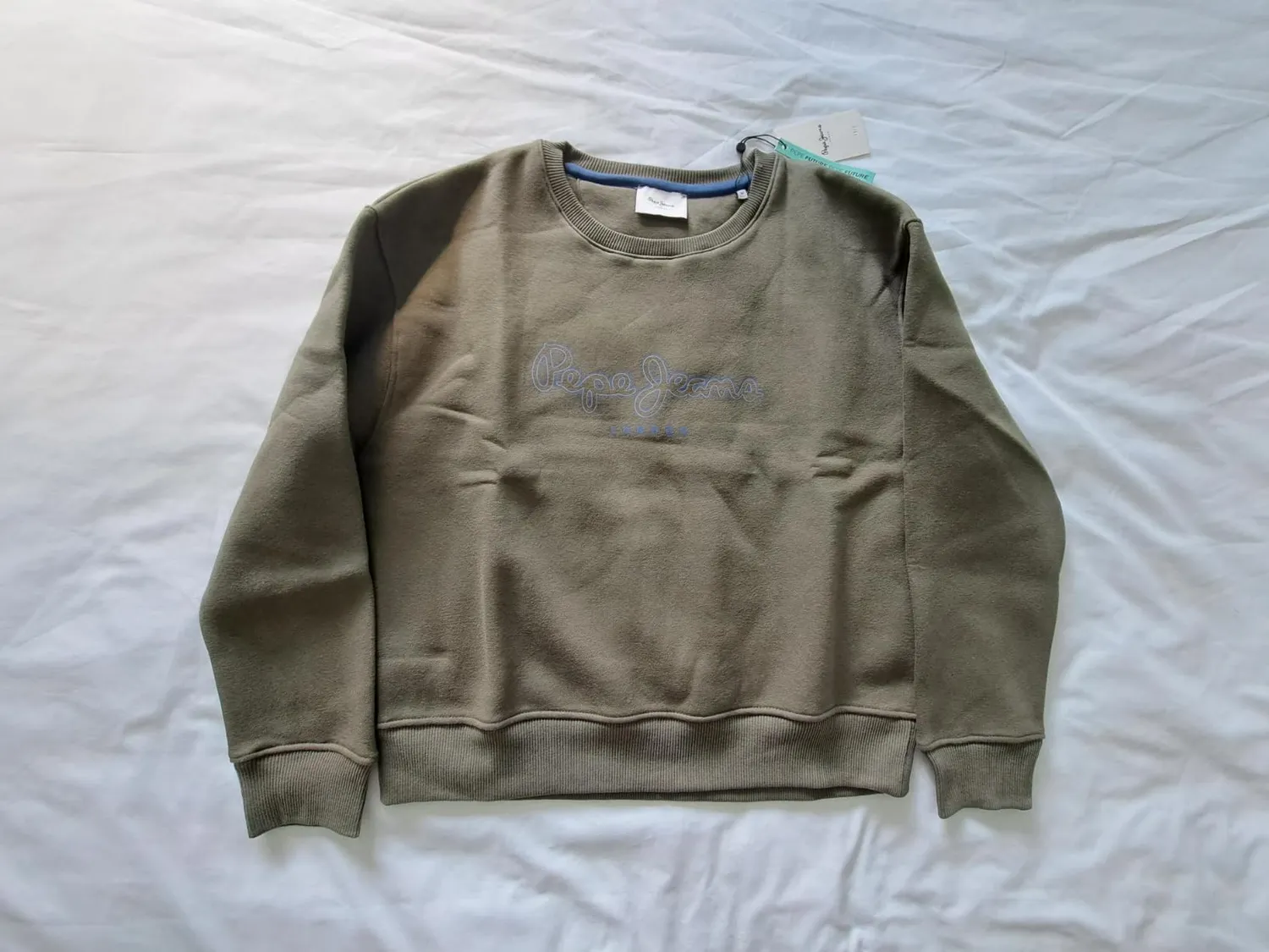 Pepe Jeans Frida Felpa Donna Nera Girocollo Cotone