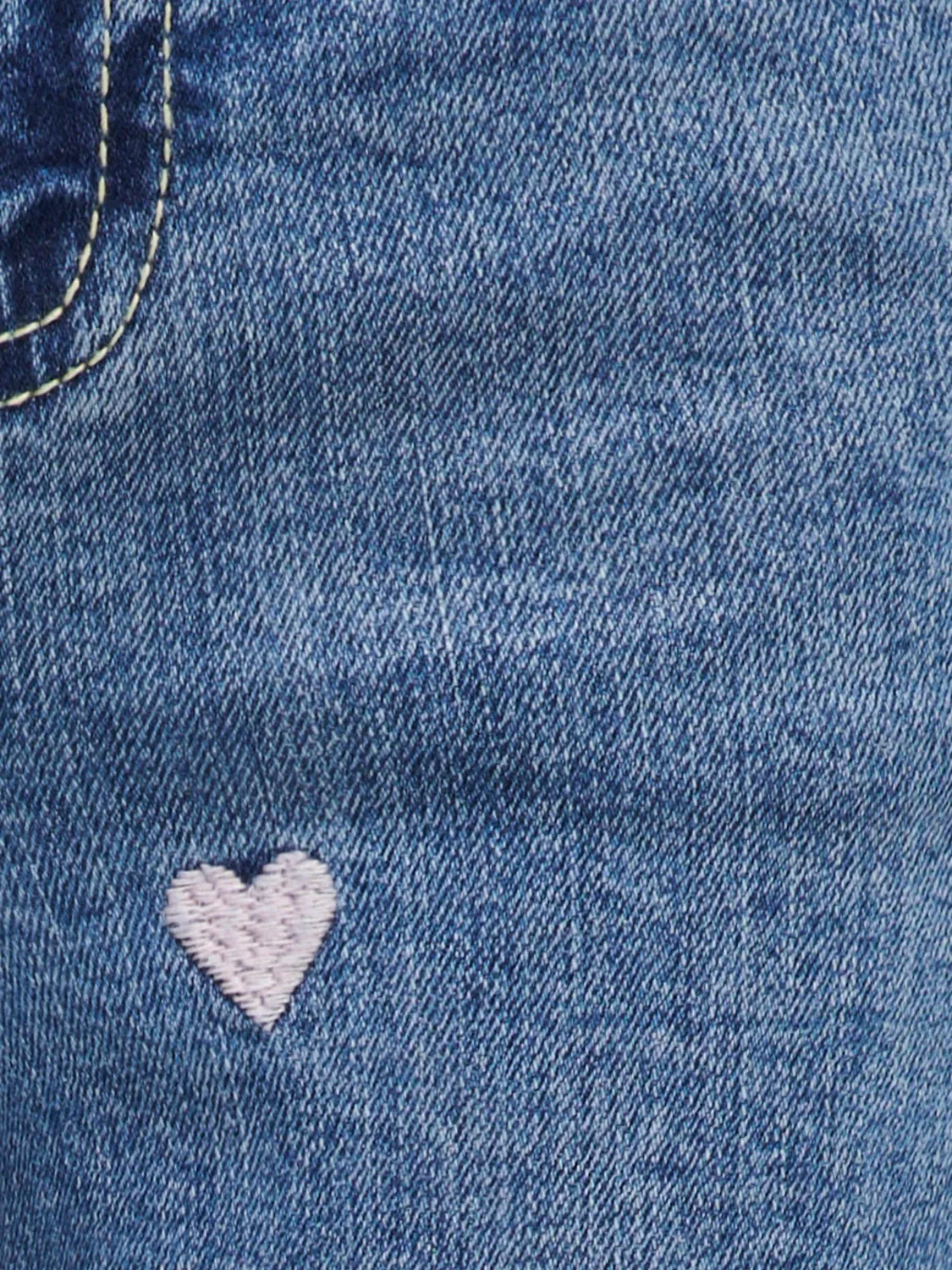 ONLY Kids Kmgjuicy jeans larghi bimba 92 ricamo cuore