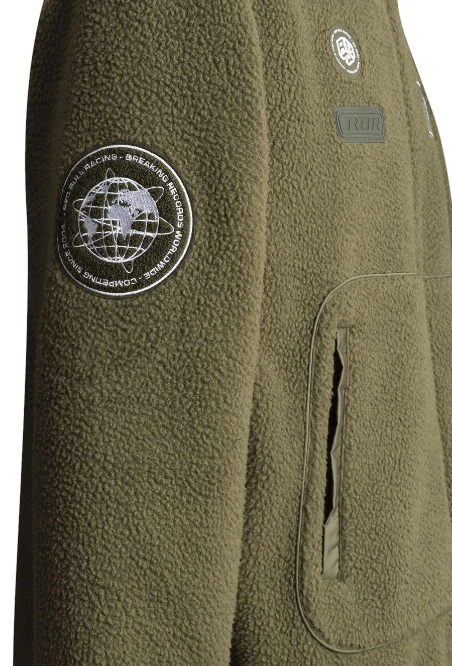 Pepe Jeans Explorer Fleece pile uomo verde militare zip