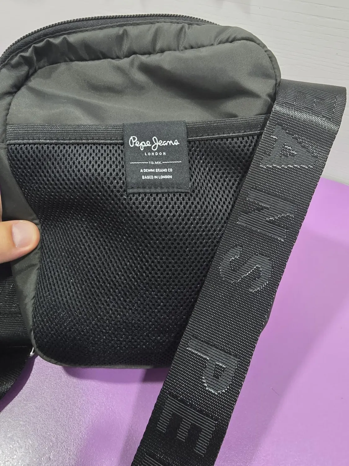 Pepe Jeans Wayne Core Borsa Uomo Grigia Nylon