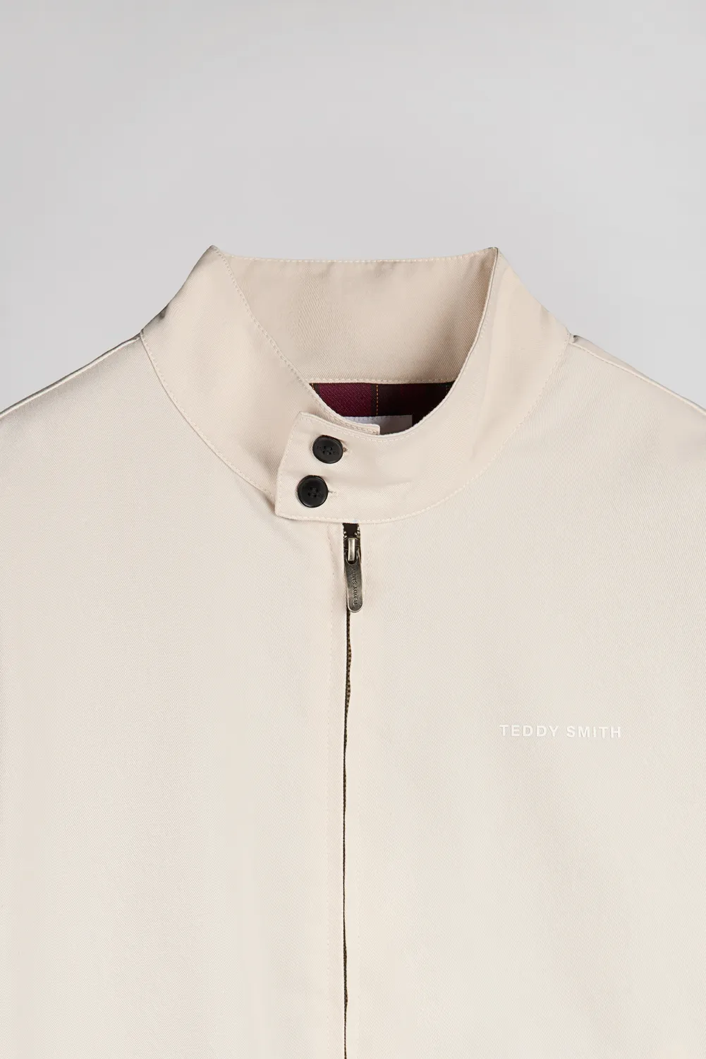 Teddy Smith Sanson 2 Cream giubbotto crema twill