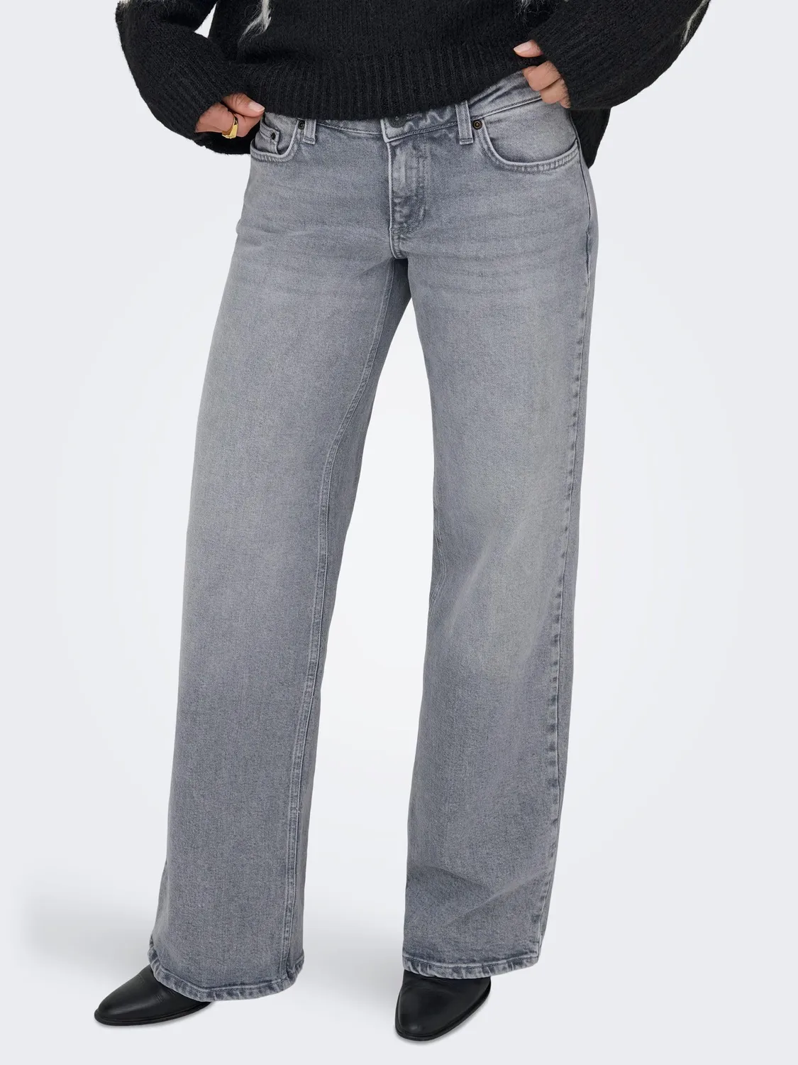 ONLY Onljuicy Wide Leg Jeans 32W/32L vita bassa