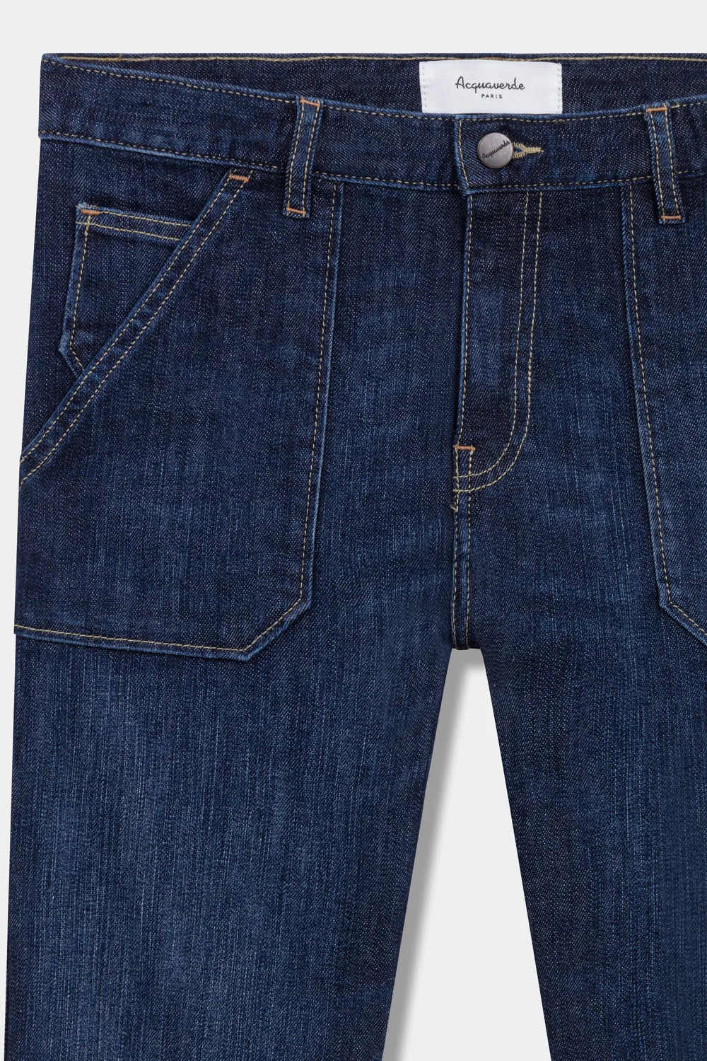 Acquaverde Pierce jeans caviglia dark aged