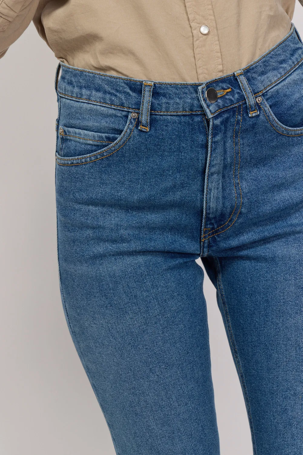 acquaverde Blair jeans blu vintage dritto