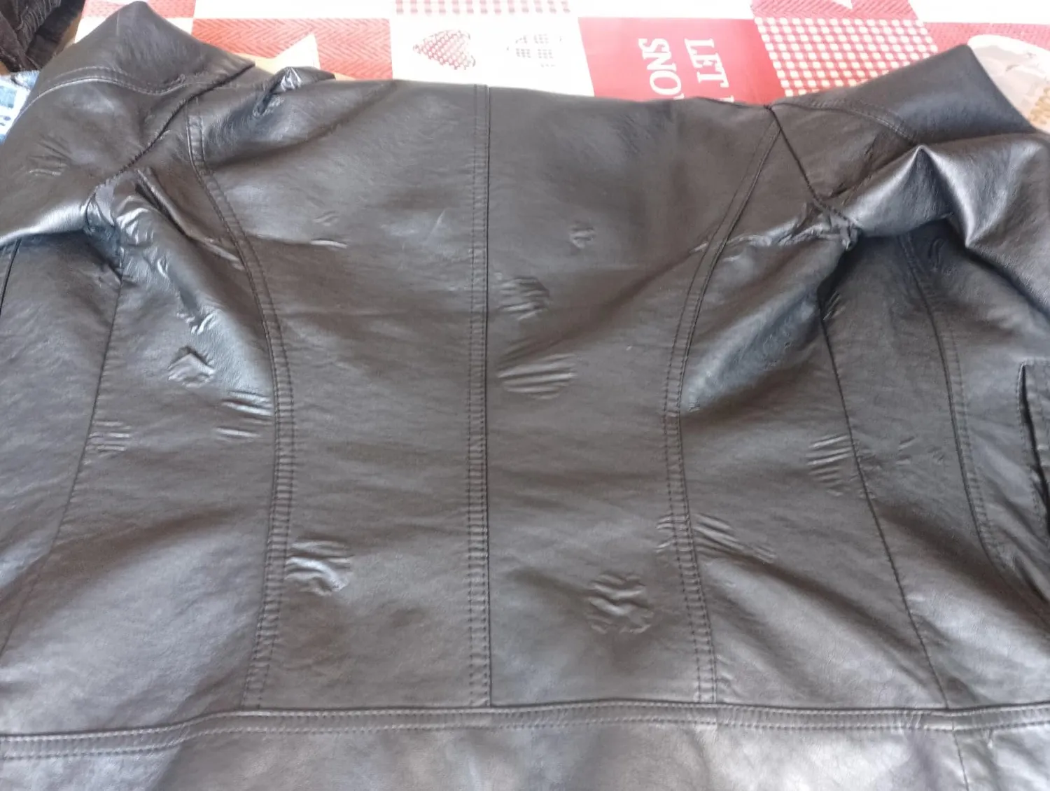 ONLY Mao Giacca Pelle Donna S Nera Collo Coreano