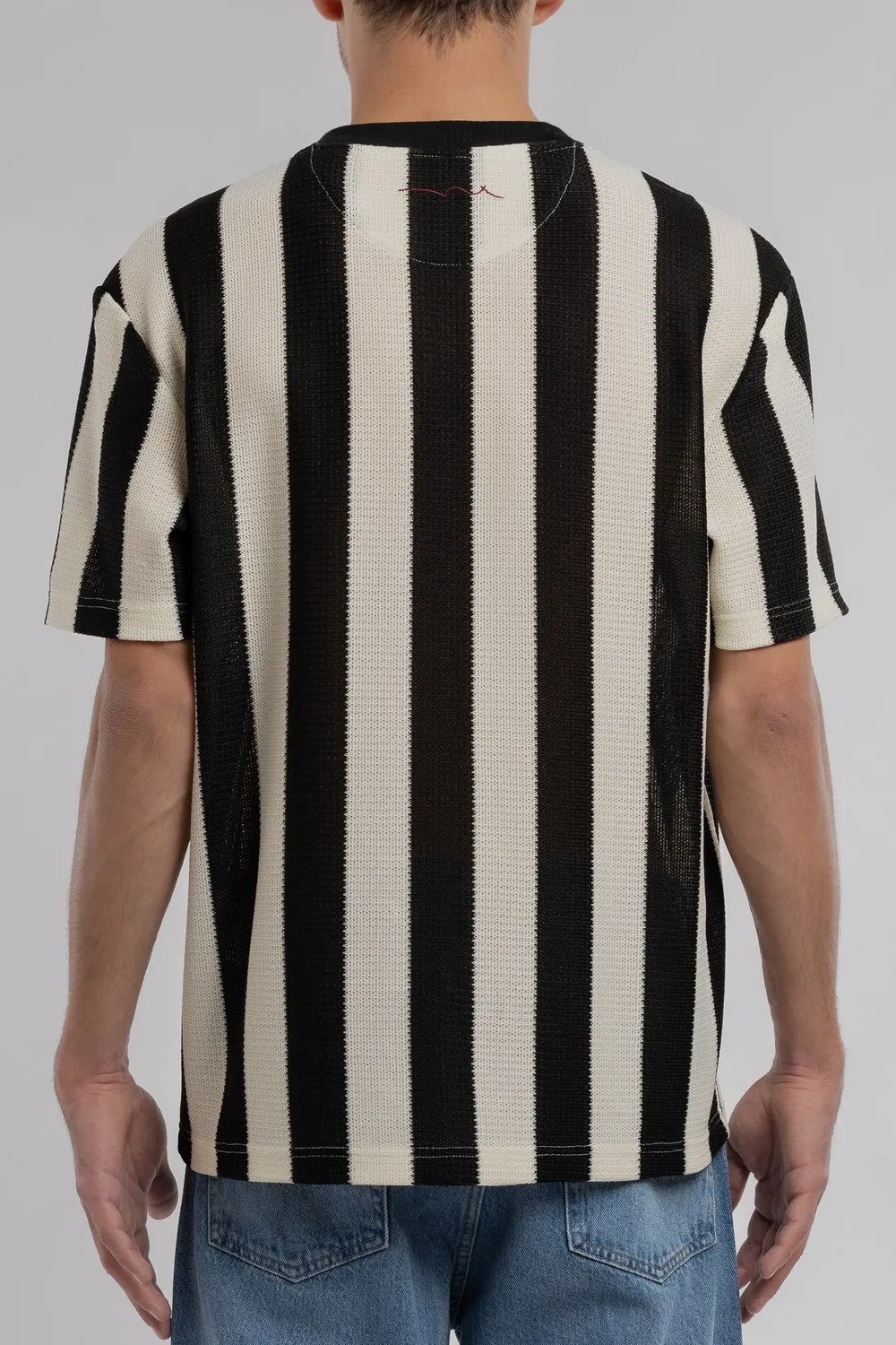 Teddy Smith T-Lanz MC t-shirt uomo crema a righe
