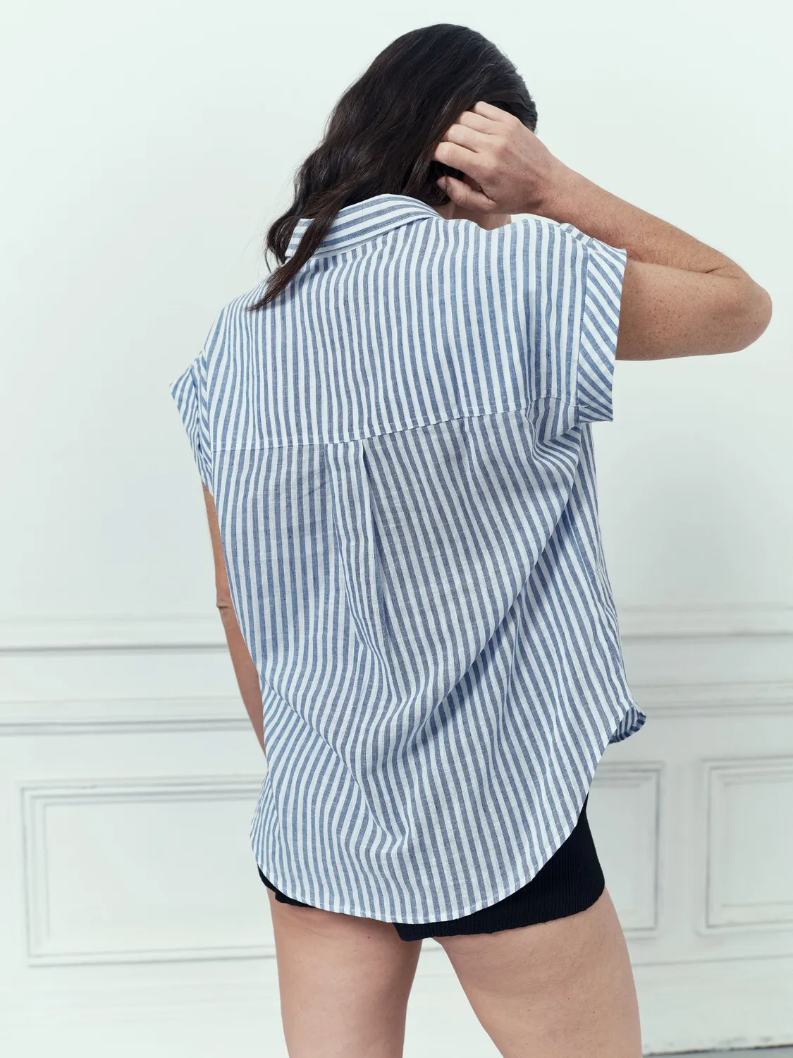 acquaverde Gaelle Transat camicia donna righe cotone