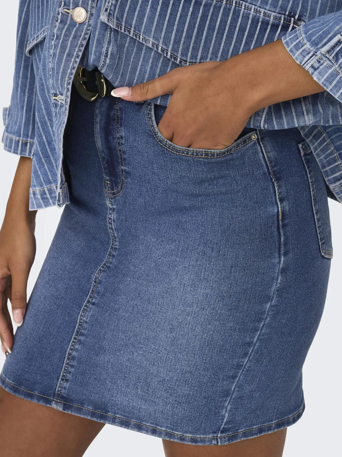 Only Onlwonder gonna donna denim vita alta