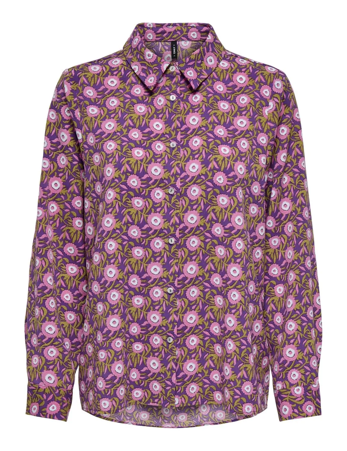 Only Onlnova camicia donna viscosa manica lunga