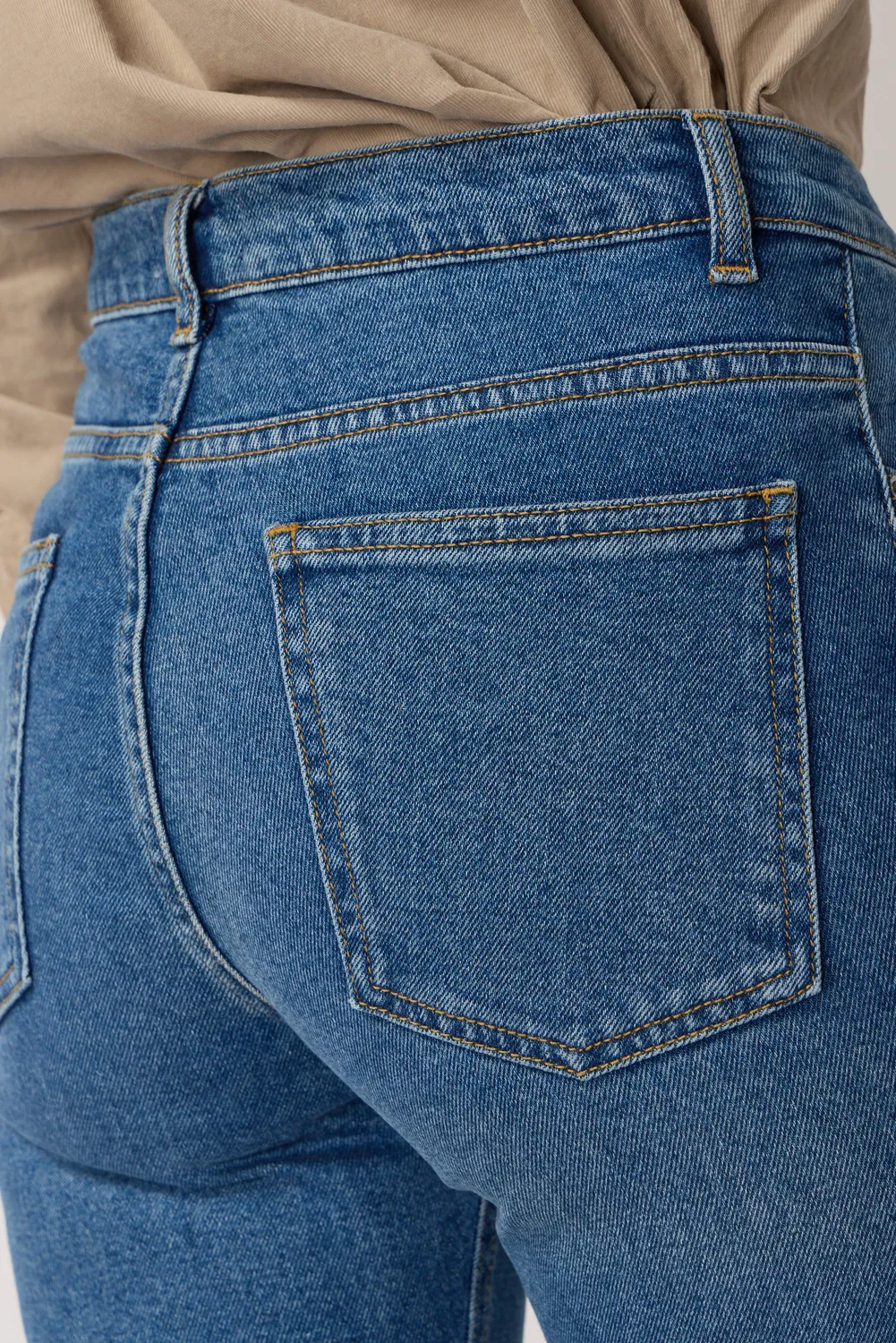 acquaverde Blair jeans blu vintage dritto