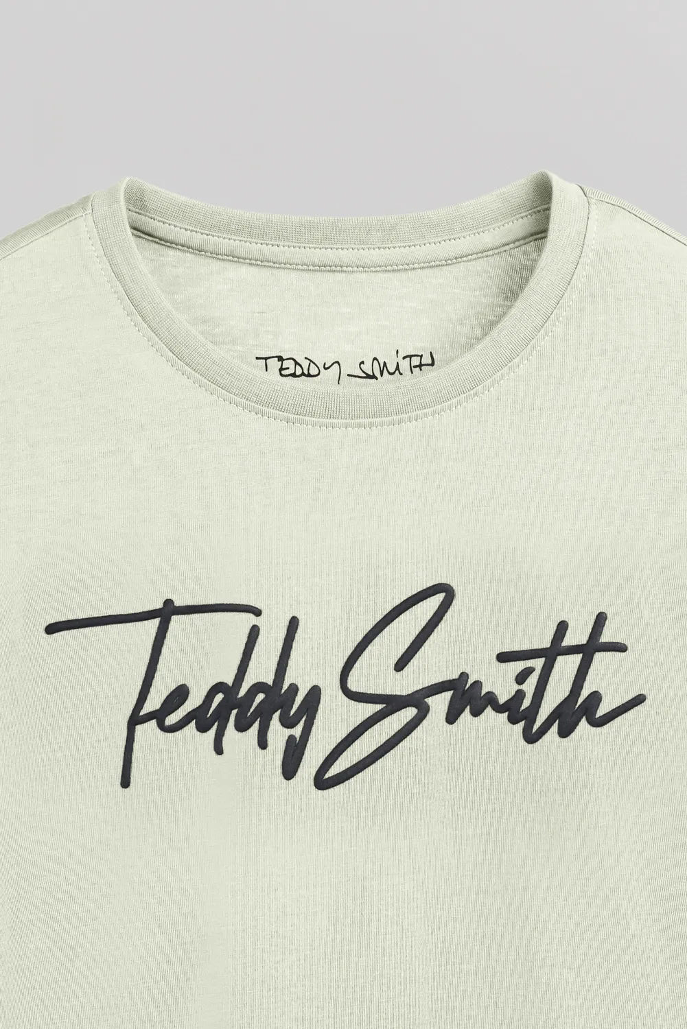 Teddy Smith T-Evan t-shirt bambino verde nacre