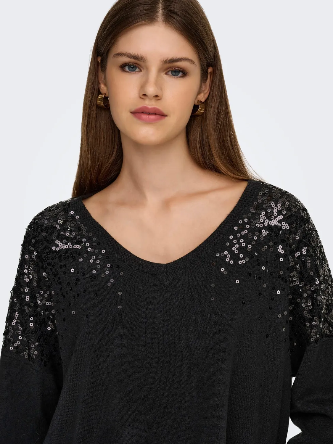 ONLY Onlstarry Pullover Maglia Donna Mauve Wine Calda