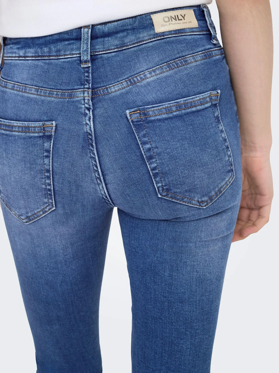 ONLY Jeans Skinny Donna Blu Medio M/34L