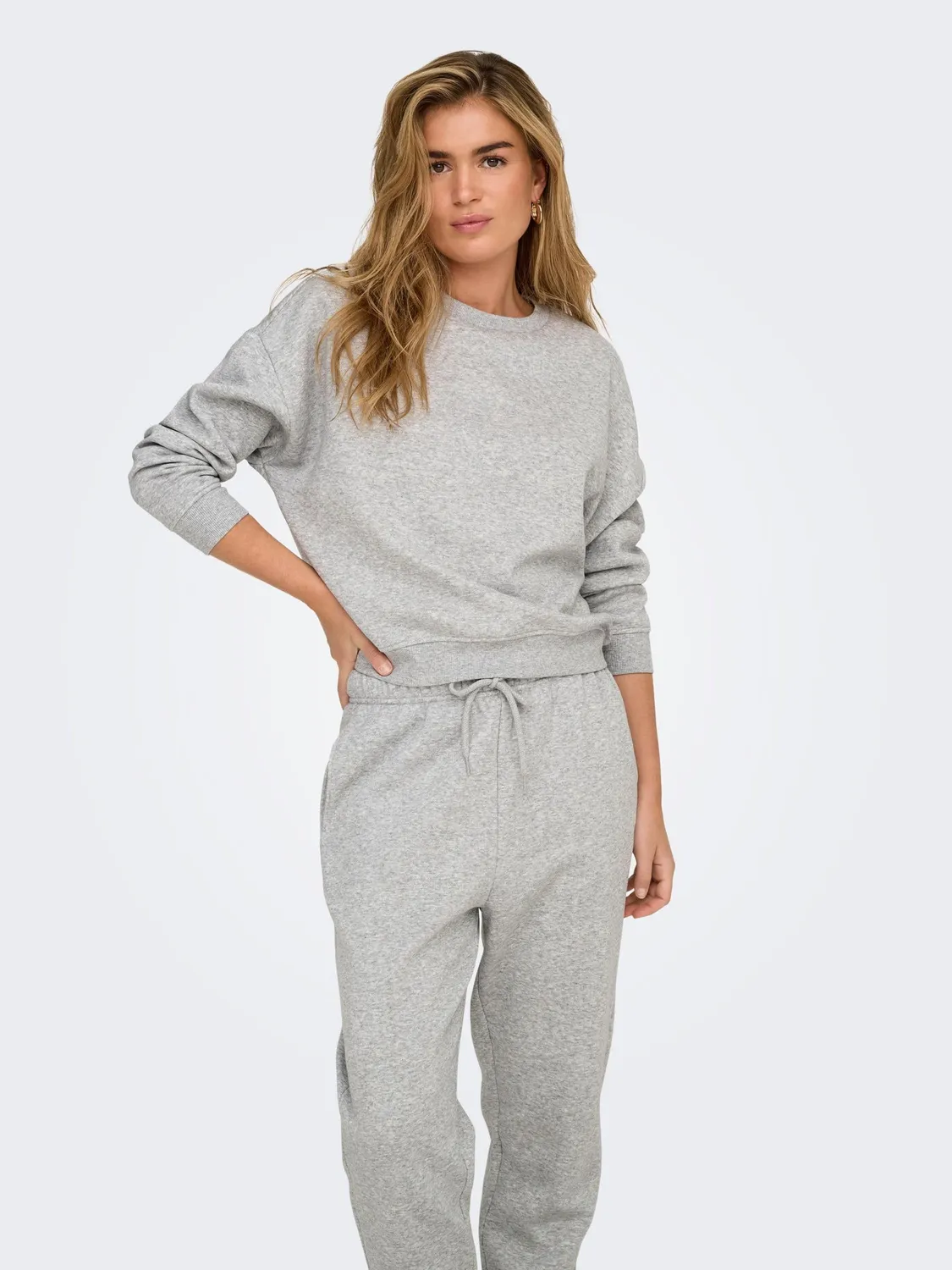 Only Onlsweat Felpa Donna Girocollo XS Tinta Unita