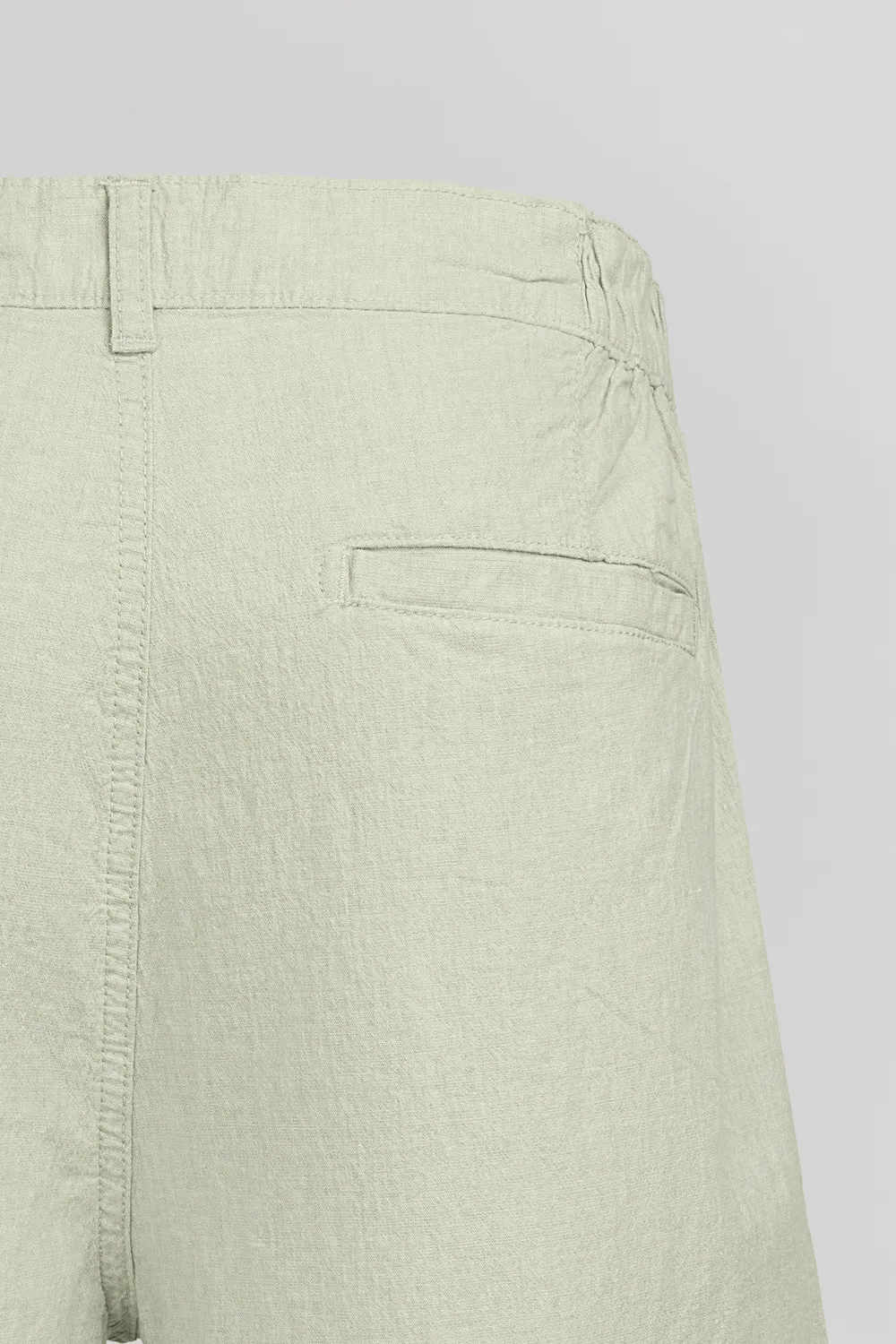 Teddy Smith S-Linen Chino shorts verde salvia uomo lino