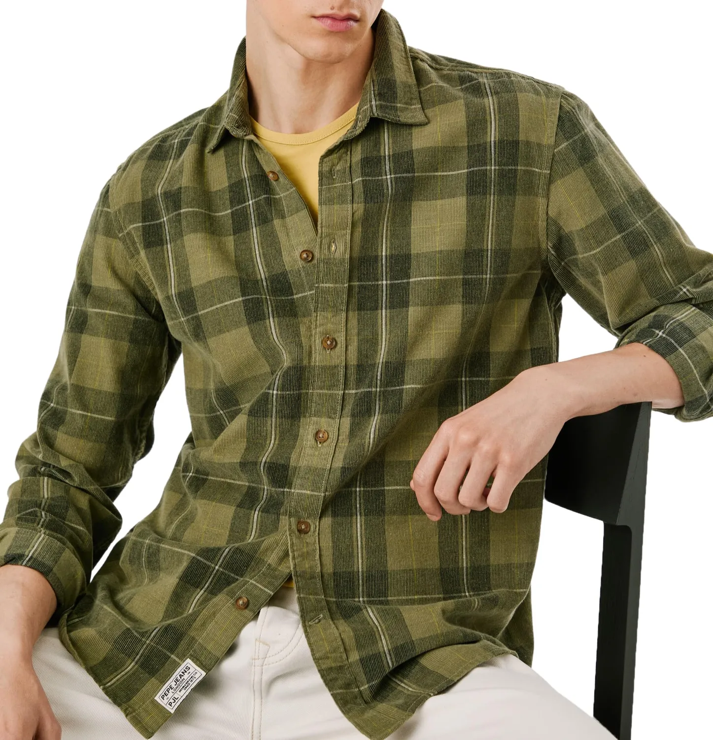 Pepe Jeans Caster Camicia Uomo Manica Lunga Taglia S