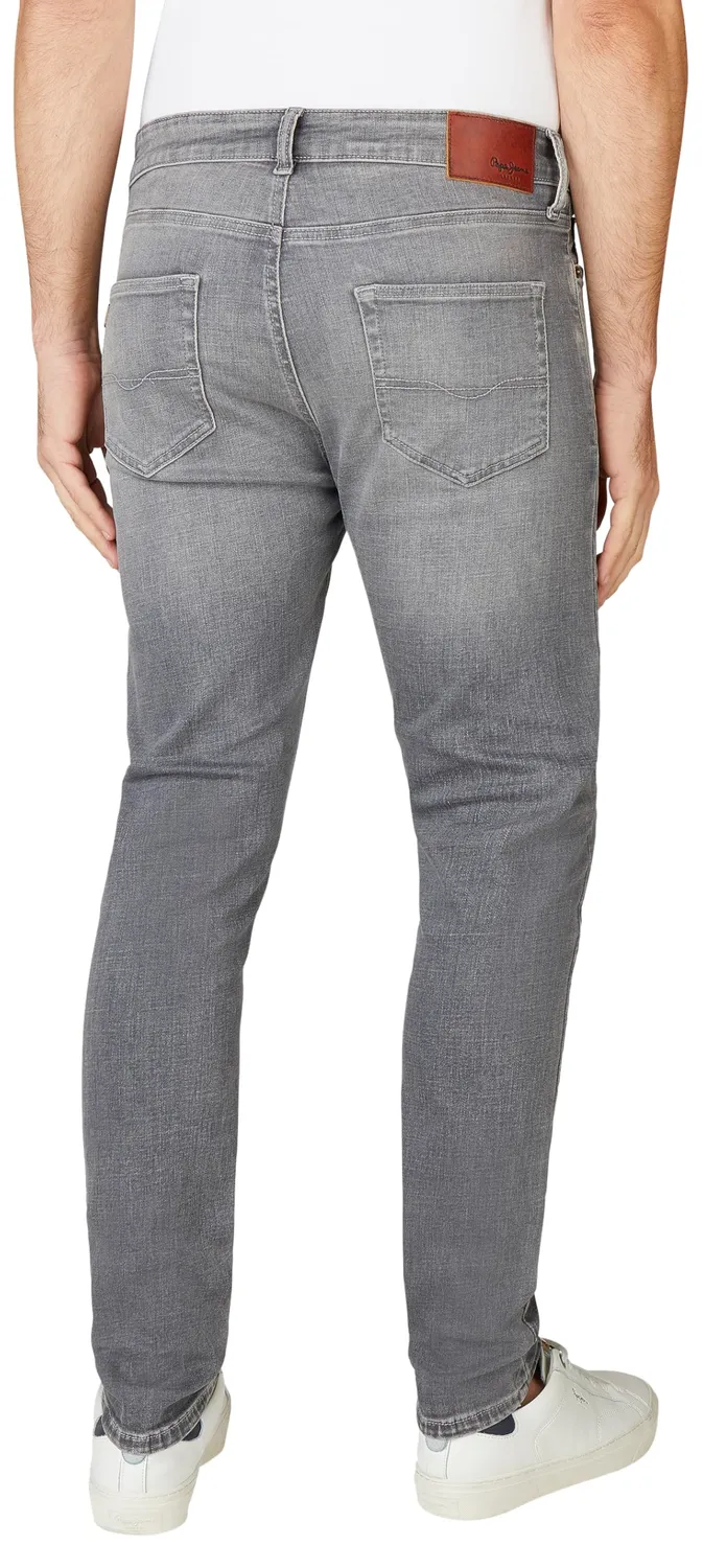 Pepe Jeans Finsbury Jeans Uomo Skinny Grigio 29W/30L