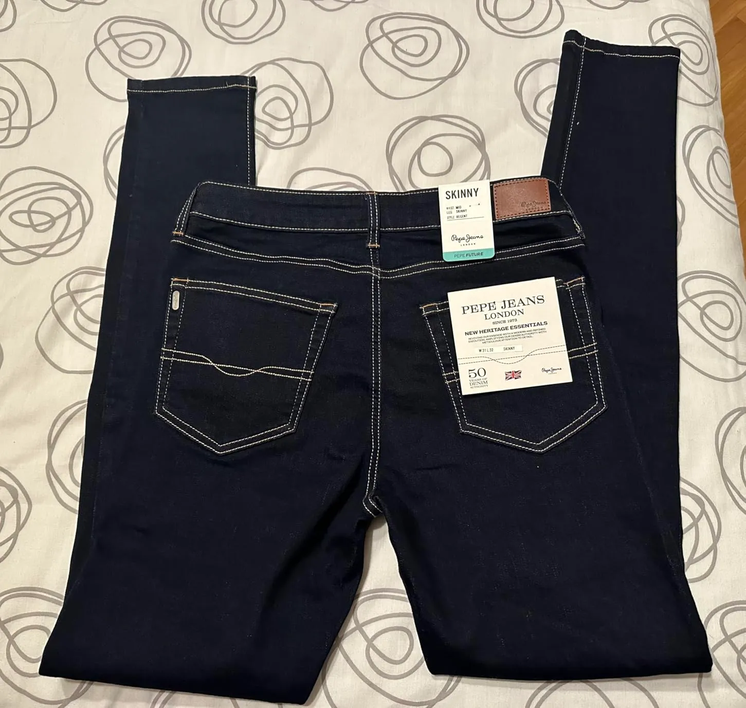 Pepe Jeans Regent Jeans Skinny Donna Vita Media