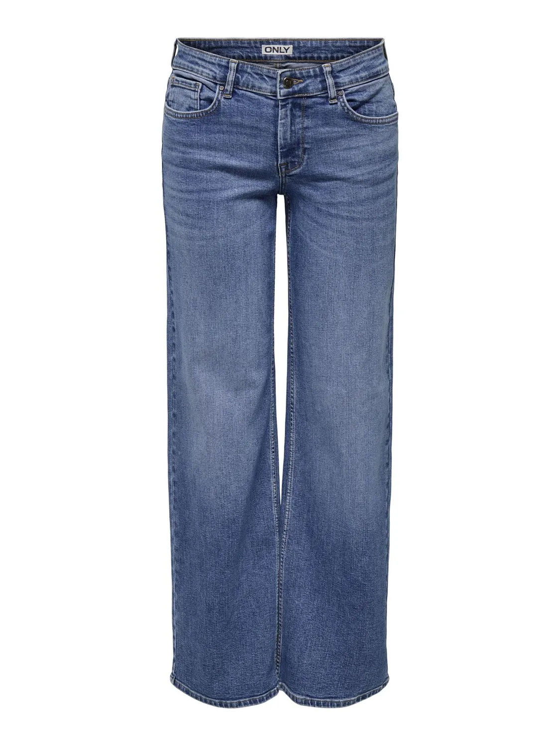 Only Onlcomet jeans donna wide leg vita media