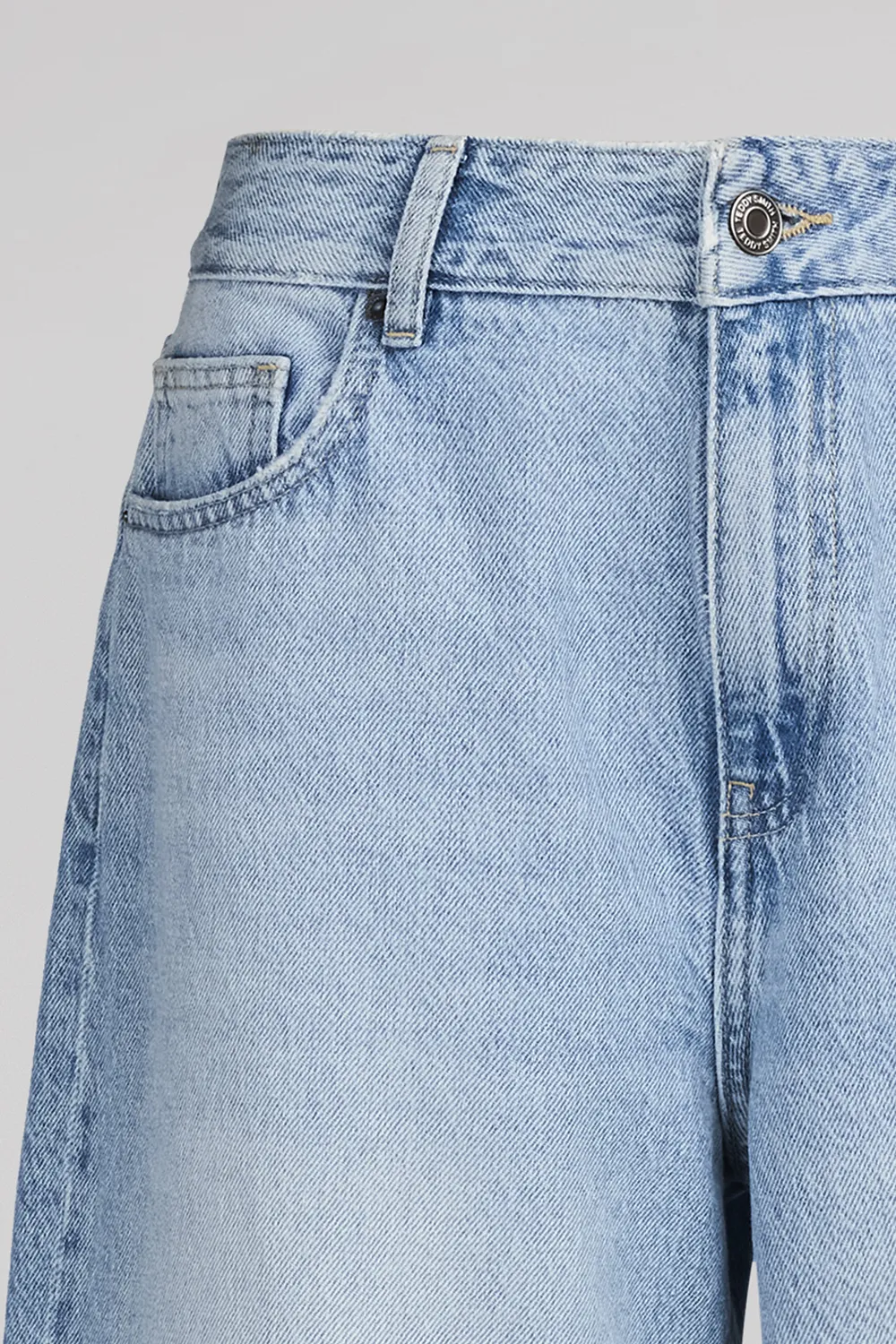 Teddy Smith Tomboy Fripp Light jeans dritti vita bassa