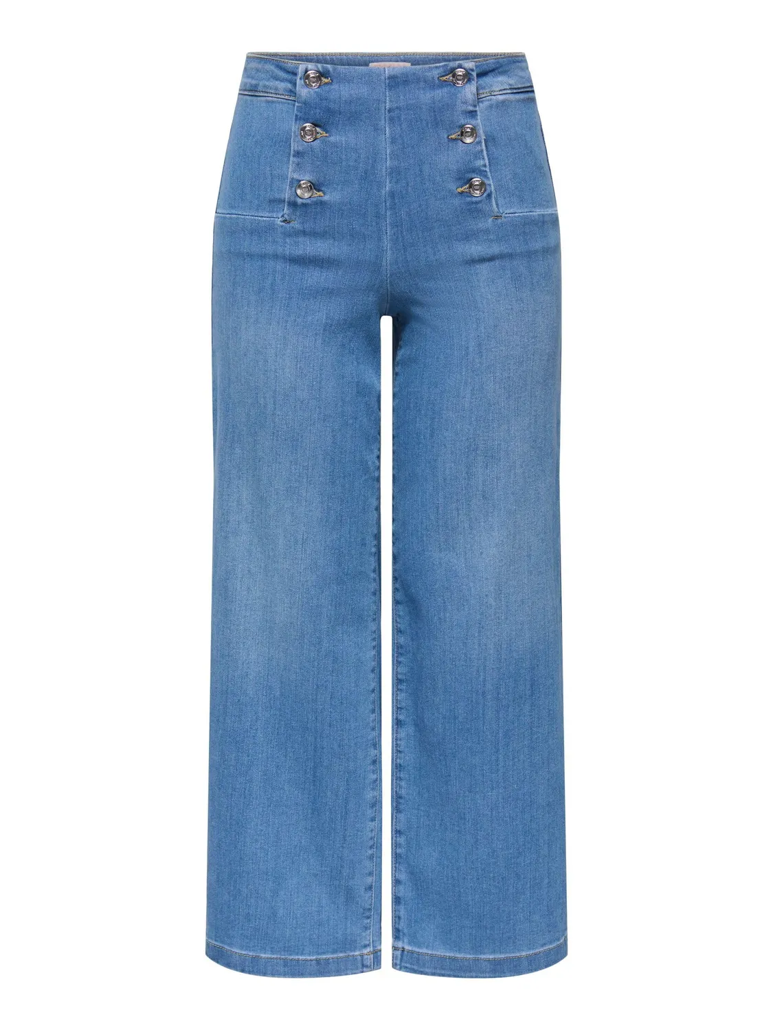 ONLY Onlnew Madison Wide Crop Jeans Donna M blu