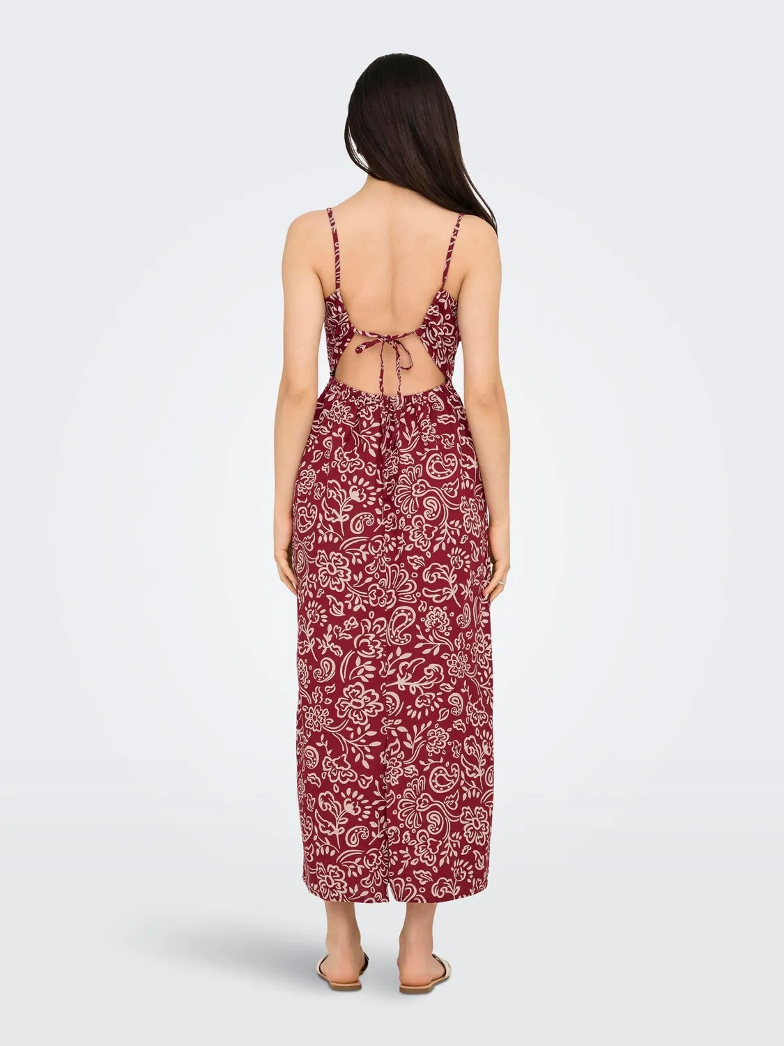 ONLY Onljakiri abito midi lino donna traspirante